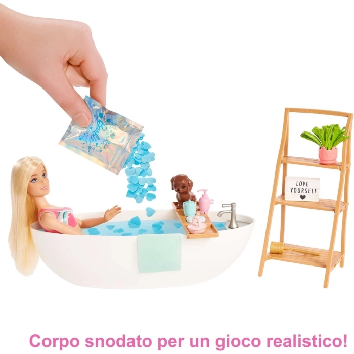 barbie playset - vasca da bagno relax