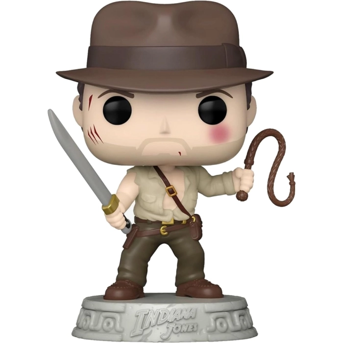 indiana jones - indiana jones with whip exclusive 9cm - funko pop 1369