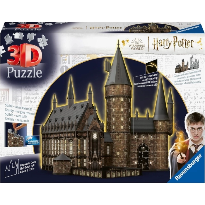 harry potter - hogwarts castle the great hall - puzzle 3d