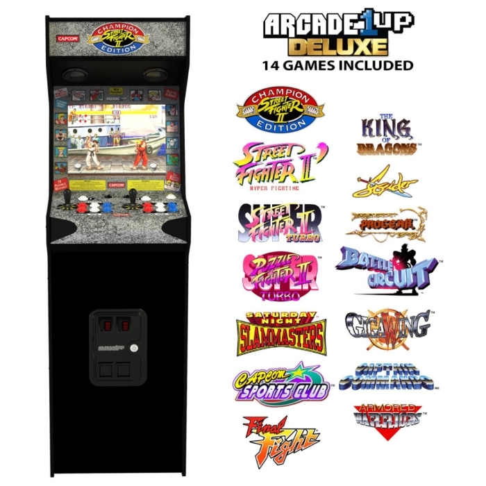 street fighter deluxe arcade machine