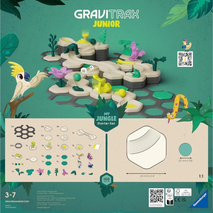 gravitrax junior - starter set - my jungle