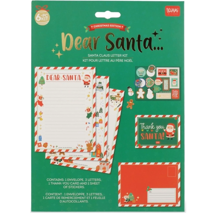 kit per lettera a babbo natale