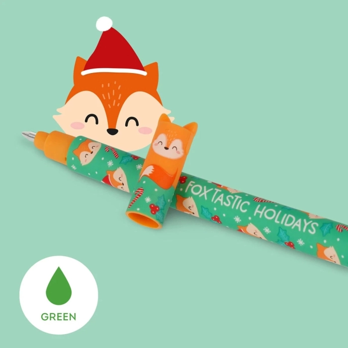 set di 3 penne gel cancellabili - erasable pen - xmas friends