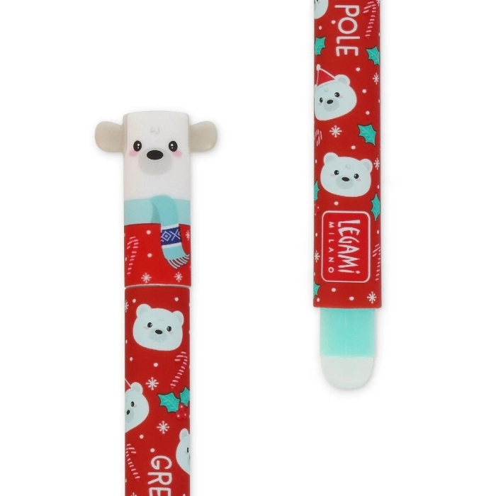 set di 3 penne gel cancellabili - erasable pen - xmas friends