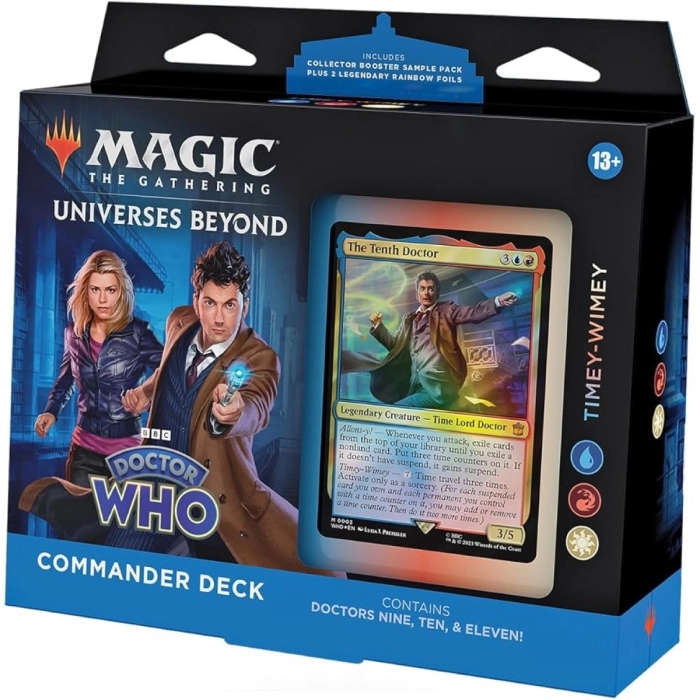 magic the gathering - universes beyond - doctor who - commander deck - time wimey (eng)