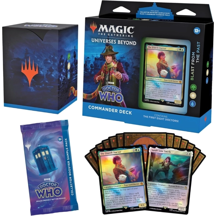 magic the gathering - universes beyond - doctor who - commander deck - blast from the past (eng)