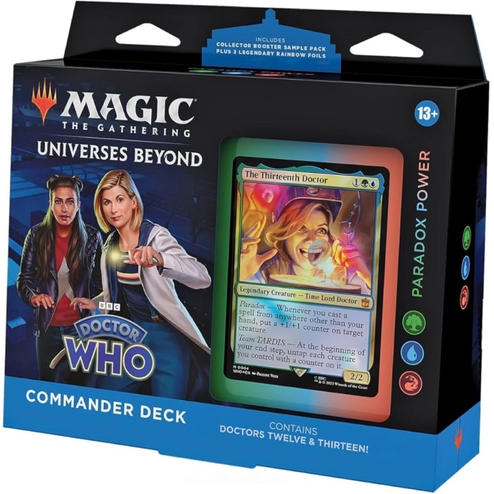magic the gathering - universes beyond - doctor who - commander deck - paradox power (eng)