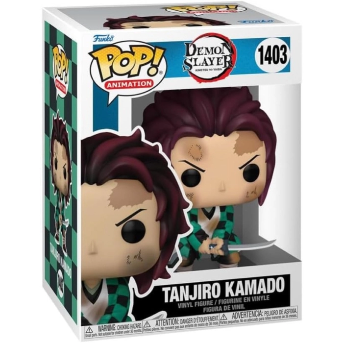 demon slayer - tanjiro kamado 9cm - funko pop 1403