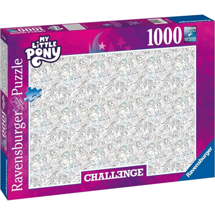 challenge my little pony - puzzle 1000 pezzi