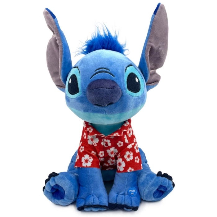 stitch hawaii - peluche 30cm con suoni - modello assortito