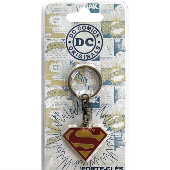 dc comics - keychain - superman logo