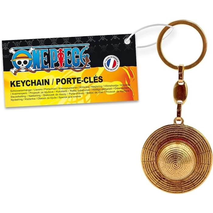 one piece - keychain 3d - cappello di luffy