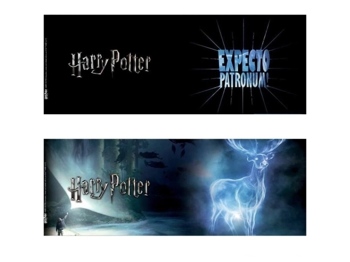 harry potter - tazza termosensibile 460ml - expecto patronum!