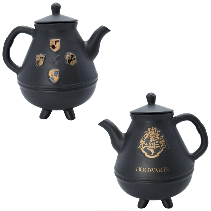 harry potter - teiera e tazze - set calderoni di hogwarts: 3