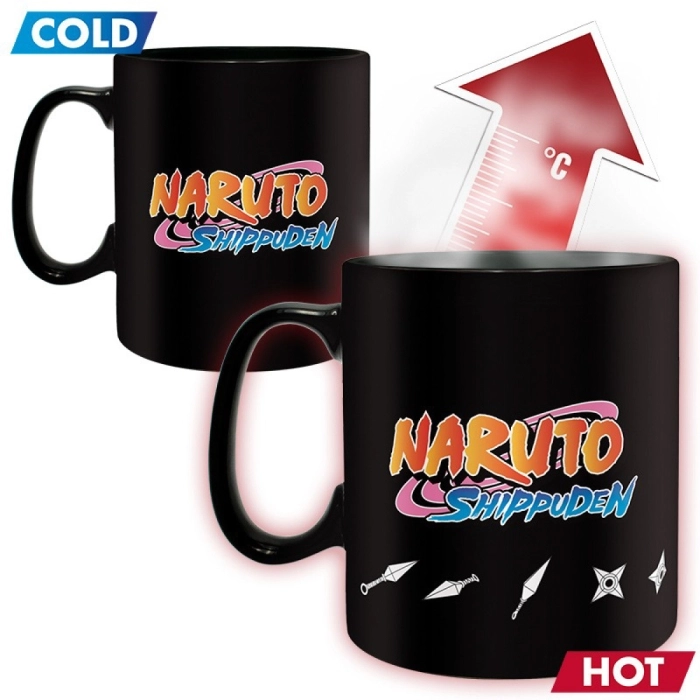 naruto shippuden - tazza heat change 460ml - multicloning: 2
