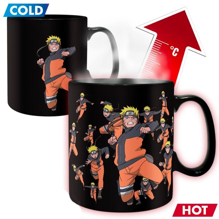 naruto shippuden - tazza heat change 460ml - multicloning: 3