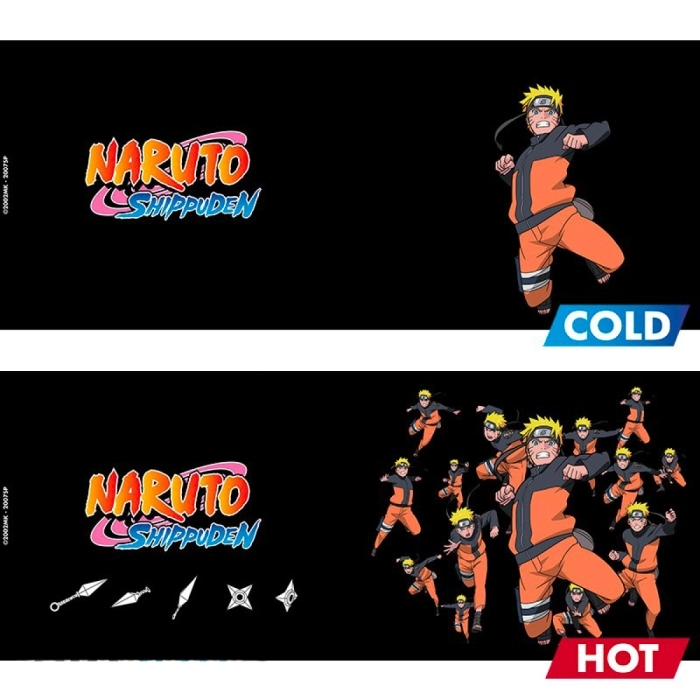naruto shippuden - tazza heat change 460ml - multicloning: 4