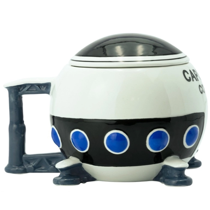 dragon ball - tazza 3d - capsule corp spaceship