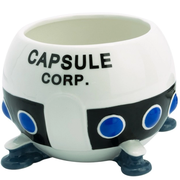 dragon ball - tazza 3d - capsule corp spaceship