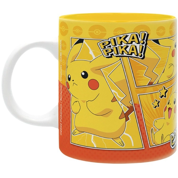 pokemon - tazza 320ml - pikachu fumetto