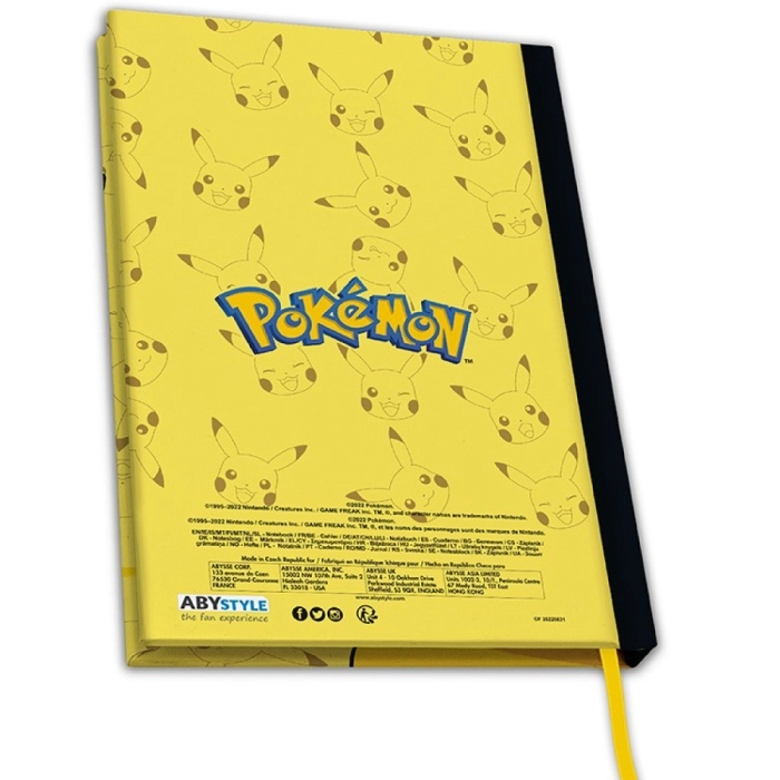 pokemon - notebook a5 - pikachu