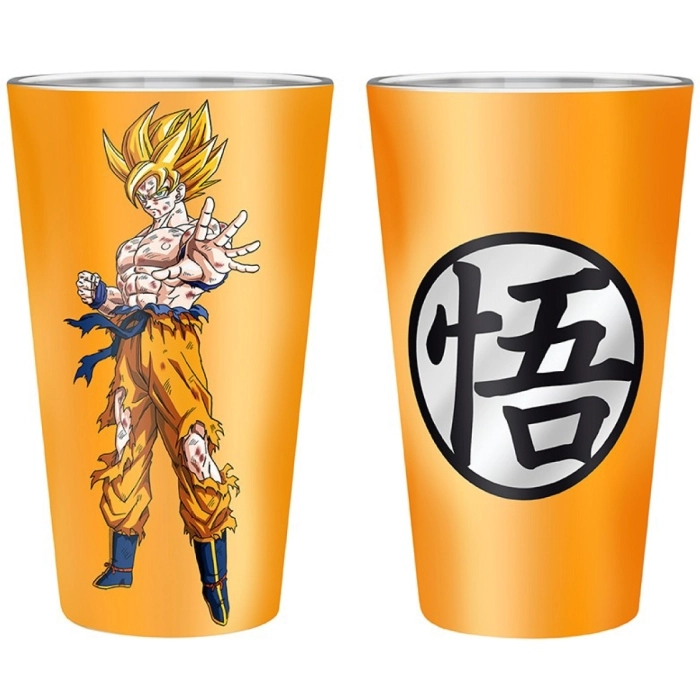 dragon ball - bicchiere large 400ml - goku super saiyan: 2