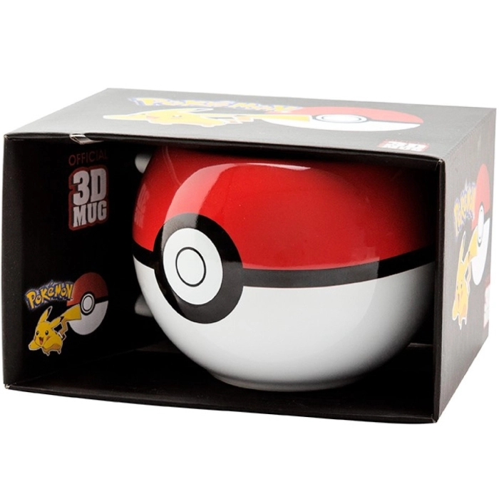 pokemon - tazza 3d - pokeball