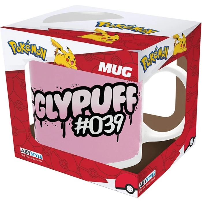 pokemon - tazza 320ml - jigglypuff comic
