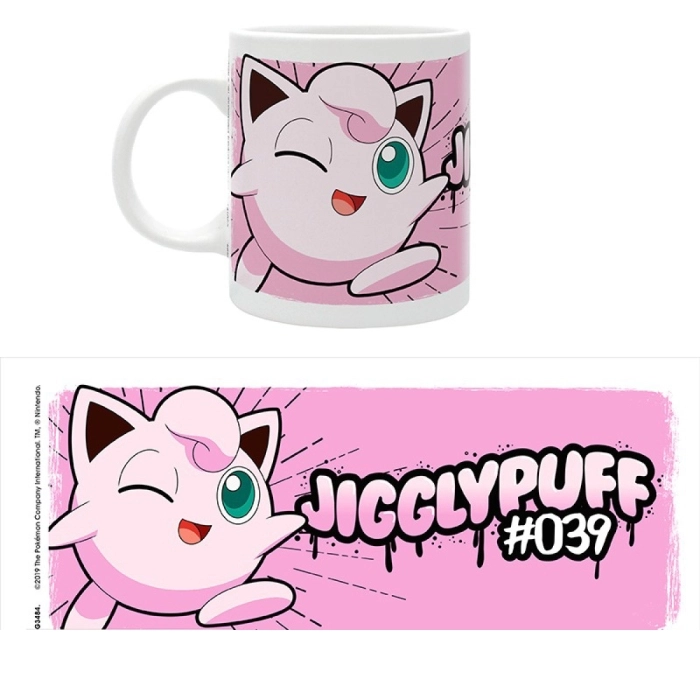 pokemon - tazza 320ml - jigglypuff comic