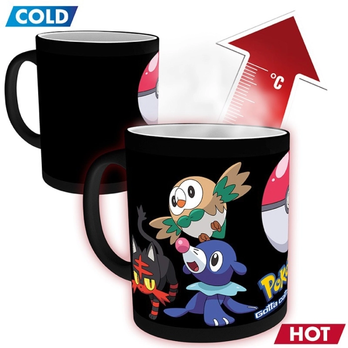 pokemon - tazza heat change 320ml - catch em all