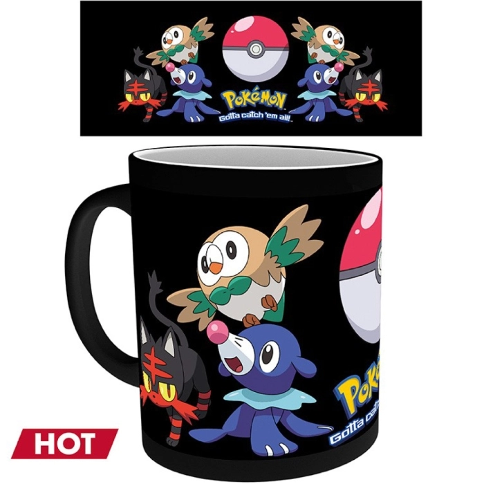 pokemon - tazza heat change 320ml - catch em all