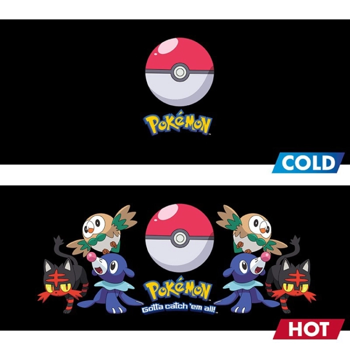 pokemon - tazza heat change 320ml - catch em all