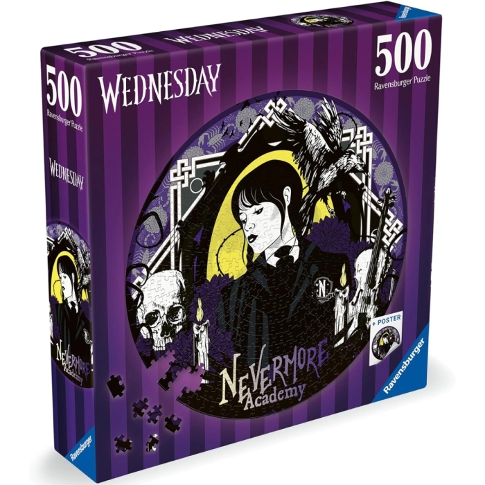 wednesday - nevermore academy - puzzle 500 pezzi