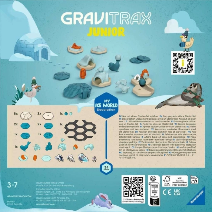 gravitrax junior - starter set - my ice world