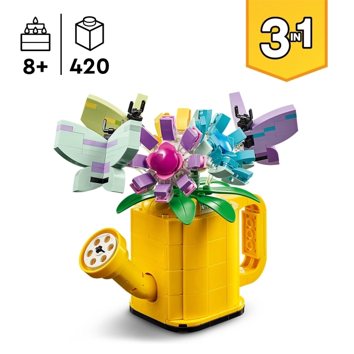 31149 - innaffiatoio con fiori