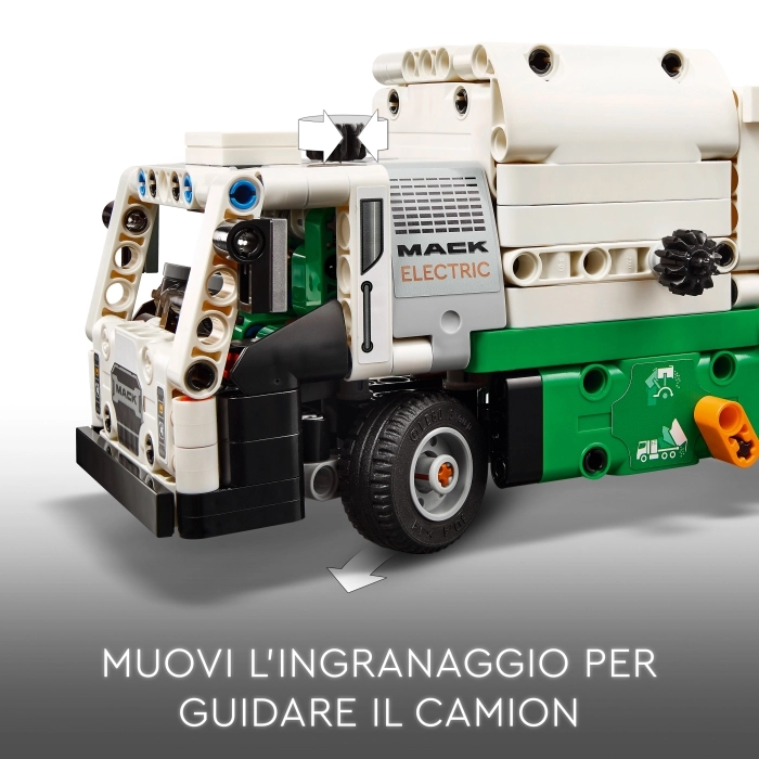 42167 - camion della spazzatura mack lr electric