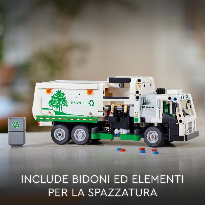 42167 - camion della spazzatura mack lr electric