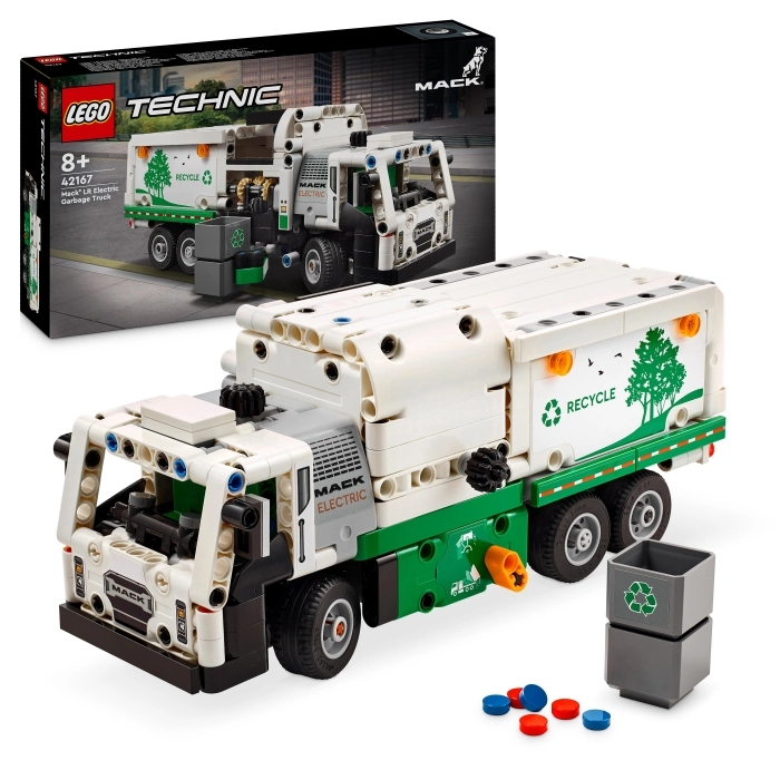42167 - camion della spazzatura mack lr electric