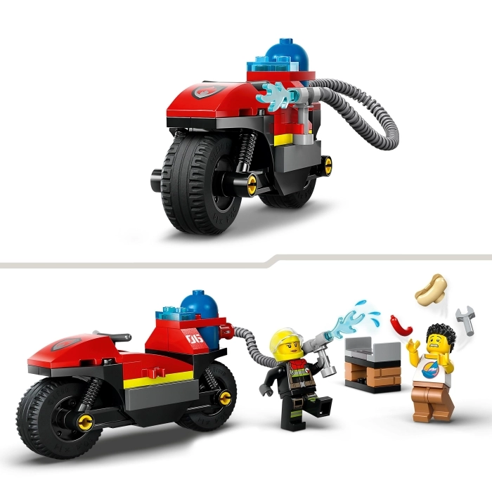 60410 - motocicletta dei pompieri
