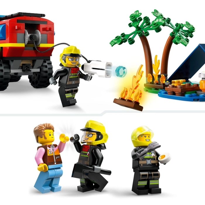 LEGO 60412 - Fuoristrada Antincendio E Gommone Di Salvataggio a 29