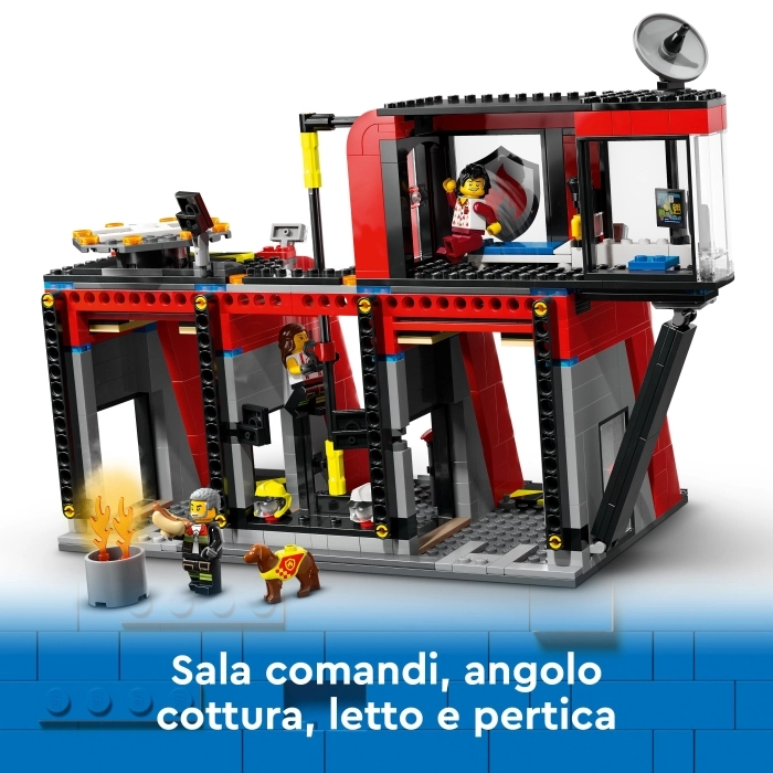 60414 - caserma dei pompieri e autopompa