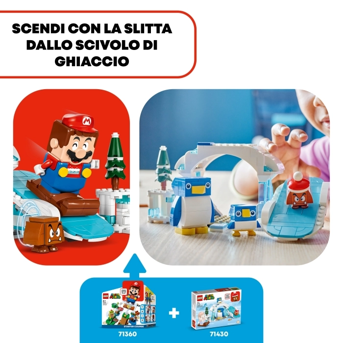 71430 - pack di espansione la settimana bianca della famiglia pinguotto