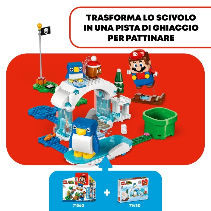 71430 - pack di espansione la settimana bianca della famiglia pinguotto