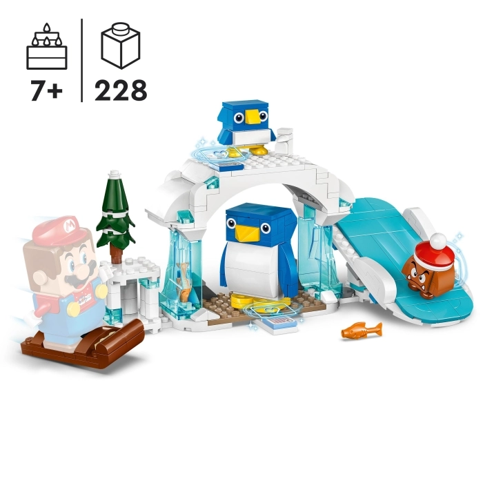 71430 - pack di espansione la settimana bianca della famiglia pinguotto