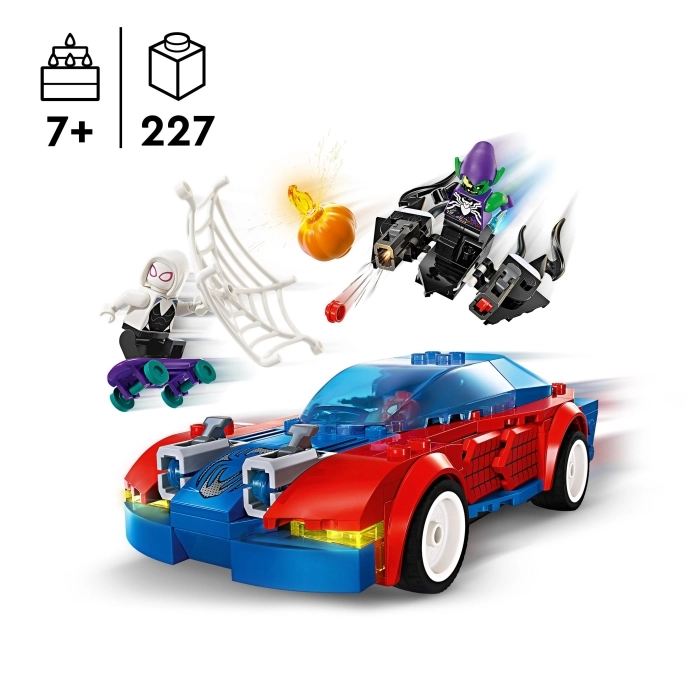 76279 - auto da corsa di spider-man e venom goblin