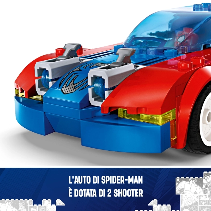 76279 - auto da corsa di spider-man e venom goblin