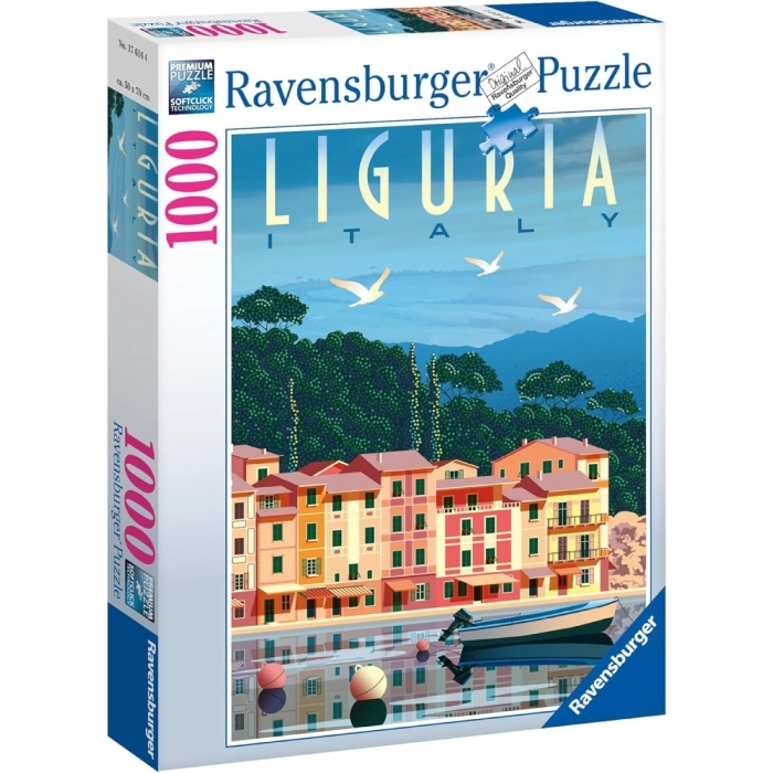 cartolina dalla liguria - puzzle 1000 pezzi