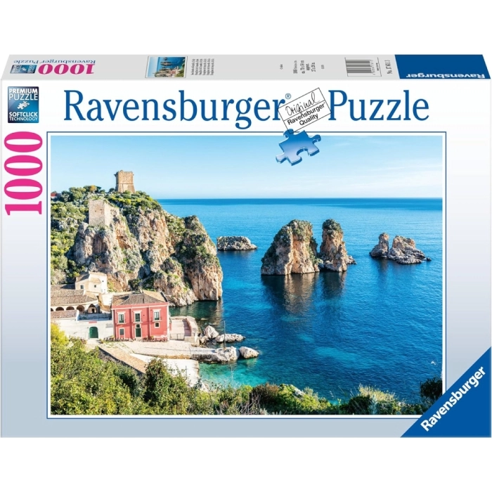 faraglioni di scopello, sicilia - puzzle 1000 pezzi