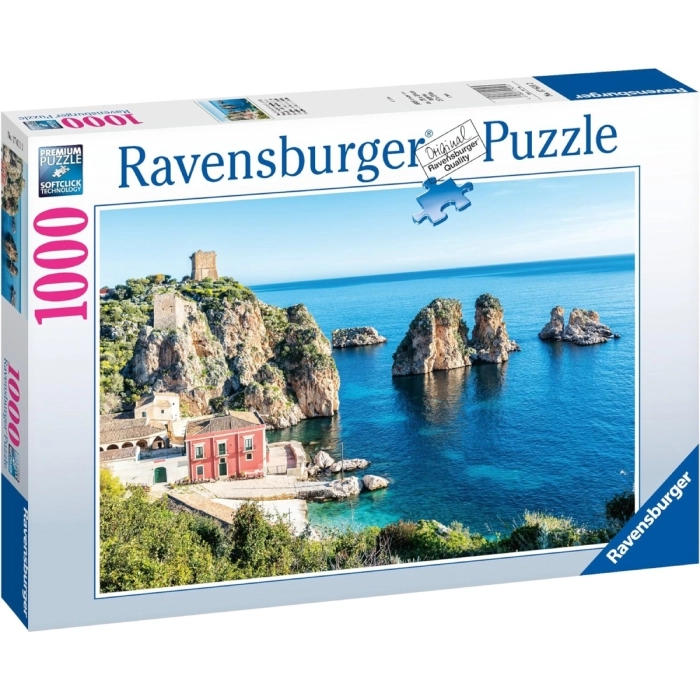 faraglioni di scopello, sicilia - puzzle 1000 pezzi