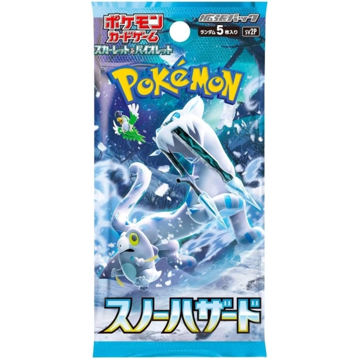 pokemon gcc - pokemon scarlatto e violetto - snow hazard sv2p - bustina singola 5 carte (kor)